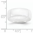 thumbnail image 6 of Ceramic White 8mm Polished Band, 6 of 11