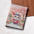 thumbnail image 5 of Happy Valentine’s Day Adorable American Shorthair Kitten Holding Heart Balloon Travel Passport Wallet Cat Lover Kitten Owner Gifts PU Leather Passport Holder Cover - 00030, 5 of 5