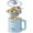 D (Blue with Steamer), variant on Hot Pot Electric with Steamer, 1.6L Ramen Cooker, Electric Pot for Pasta, Shabu-Shabu, Oatmeal, Soup and Egg, Portable Cooker with Dual Power Control, Dorm Room Essentials, Blue