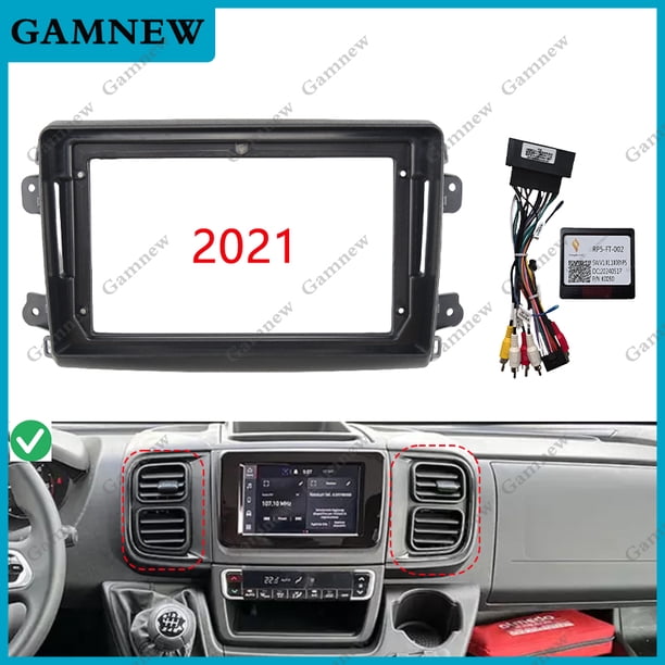 Adaptador de Fascia para marco de coche, decodificador de caja Canbus de 9 pulgadas para Android, Kit de Panel de ajuste de tablero de Radio, Ford Ranger 2015-2020, gama baja,Gráfico
