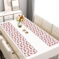 thumbnail image 2 of White Cow Strawberry Pattern Summer Placemats Table Placemats Set Of 6-Linen Kitchen Washable Placemats Table Mats 11.8"x17.7" Non-Slip Heat Resistant, 2 of 5