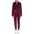 thumbnail image 3 of Athletic Works Women's Velour Pullover Hoodie, Sizes XS-3X, 3 of 5
