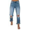 thumbnail image 5 of Hot Ripped Jeans for Women 2026 Spring New Export Tight Nine-point Jeans, 5 of 5