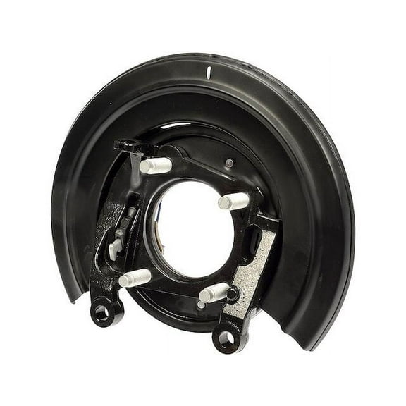 Rear Left Driver Side Loaded Brake Backing Plate - Compatible with 2005 - 2012 Ford F-250 Super Duty (2011 - 2012 Models with Dual Rear Wheels) 2006 2007 2008 2009 2010