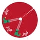 thumbnail image 5 of Falda de de Navidad, falda de de Navidad decorativa elegante cubierta de base redonda delantal de base de de Navidad para fiesta, Estilo B, 5 of 8