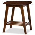 thumbnail image 2 of Pemberly Row Ensemble de 2 Tables d'Appoint Contemporaines en Noyer Foncé, 2 of 5