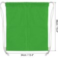 thumbnail image 2 of Cotton Drawstring Bags, Backpack Foldable Sports Gym Bags for Women Men Trip, Green, 2 of 5