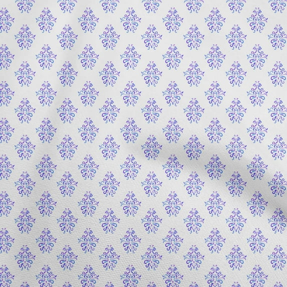 oneOone Polyester Spandex Plum Fabric Block Fabric For Sewing Printed Craft Fabric By The Yard 56 Inch Wide-3D