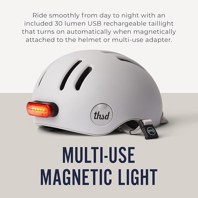 Thousand Adult Bike Helmet - Chapter Collection - MIPS Technology (Metro White, Large)