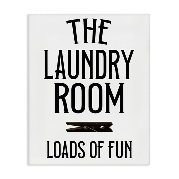 Loads Of Fun Clothespin Canvas Wall Art, design by Kim Allen