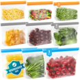 thumbnail image 1 of Bolsas de almacenamiento reutilizables IDEATECH Stand Up, sin BPA PEVE, 1 of 9