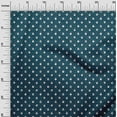 thumbnail image 3 of oneOone Polyester Spandex Teal Blue Fabric Random Craft Projects Decor Fabric Printed By The Yard 56 Inch Wide, 3 of 5