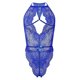 thumbnail image 1 of Moda para mujer Lencería sexy Medias de red Encaje Flores Hueco Sexy Cuello halter Mono de malla transparente Fridja  nalpqowj41761, 1 of 9