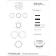 thumbnail image 2 of Westbrass D206B-LAS-05 4-1/2" OD Swedge-Lock Shower Drain with Grid Cover, Polished Nickel, 2 of 4