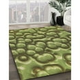 thumbnail image 3 of Ahgly Company Machine Washable Indoor Rectangle Transitional Green Area Rugs, 6' x 9', 3 of 7