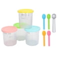 thumbnail image 2 of Frascos Para Recipientes De Helado, Recipientes Para Helado Resistentes Al Calor Y Al Frío Fáciles De Limpiar Con Tapa Para El Hogar, 2 of 7
