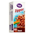 thumbnail image 2 of Great Value Pinch & Seal Zipper Snack Bags, 100 Ct, 2 of 5