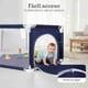 thumbnail image 4 of Corral para Bebé Hexagonal Yei Azul 1.25 m x 65 cm con Colchoneta y Malla Transpirable, Plegable y con Puerta de Seguridad YEI YI-CPBHXBL, 4 of 10