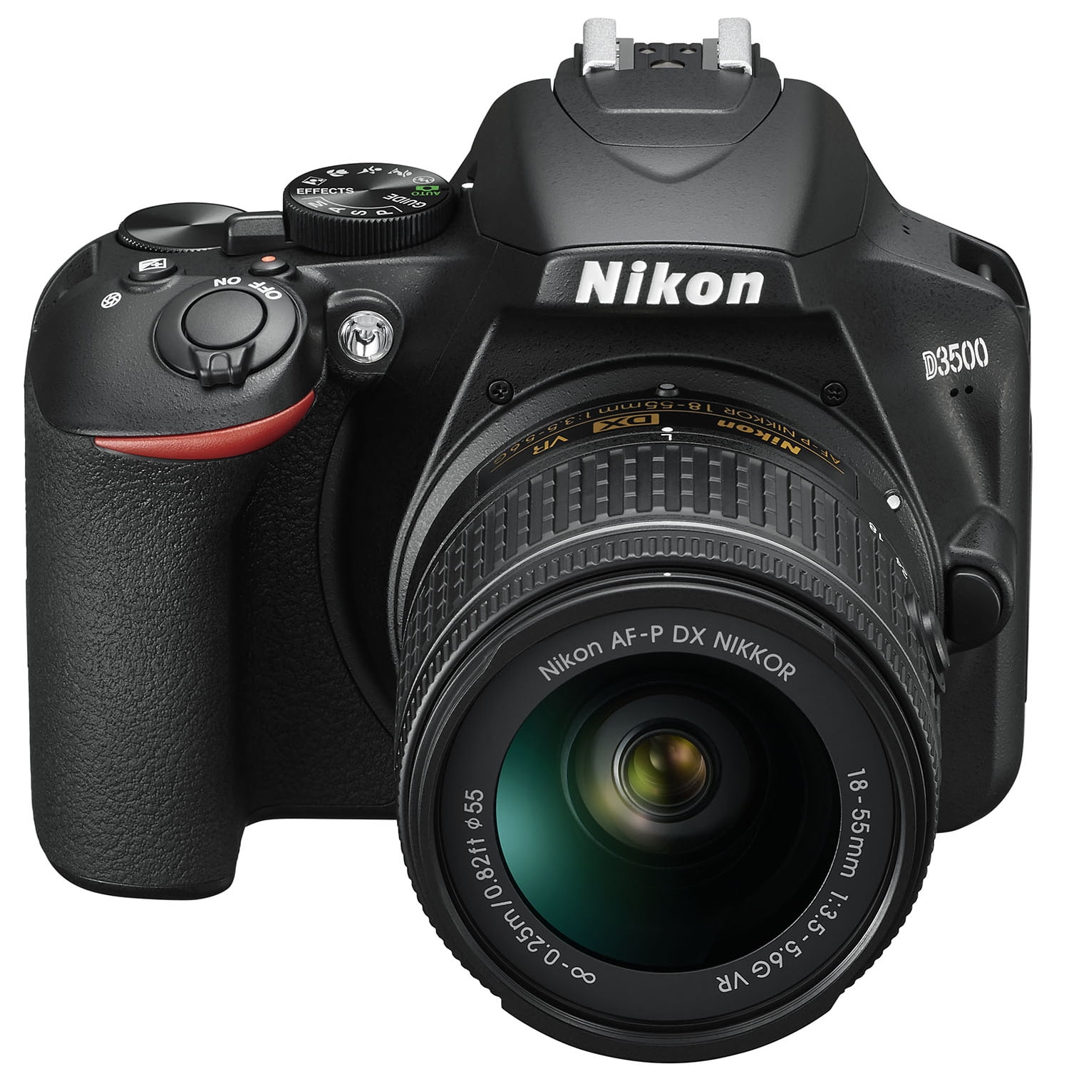 Nikon D3500 DSLR Camera with 2 Lens NIKKOR AF-P DX 18-55mm f/3.5-5.6G VR  and 70-300mm f/4.5-6.3G ED Dual Zoom Lens Kit + 500mm Preset f/8 Telephoto  Lens + 0.43x Wide Angle, 2.2X