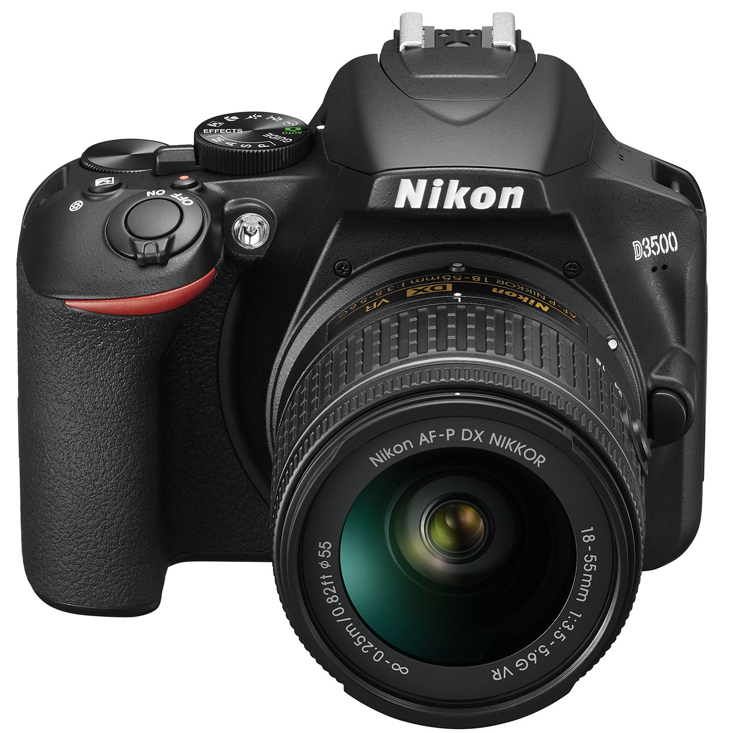 Nikon D3500 W/ AF-P DX Nikkor 18-55mm f/3.5-5.6G VR Black - image 2 of 10
