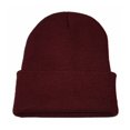 thumbnail image 1 of WEAIXIMIUNG Baseball Cap Blue Unisex Slouchy Knitting Hop Warm Winter Ski Hat, 1 of 2
