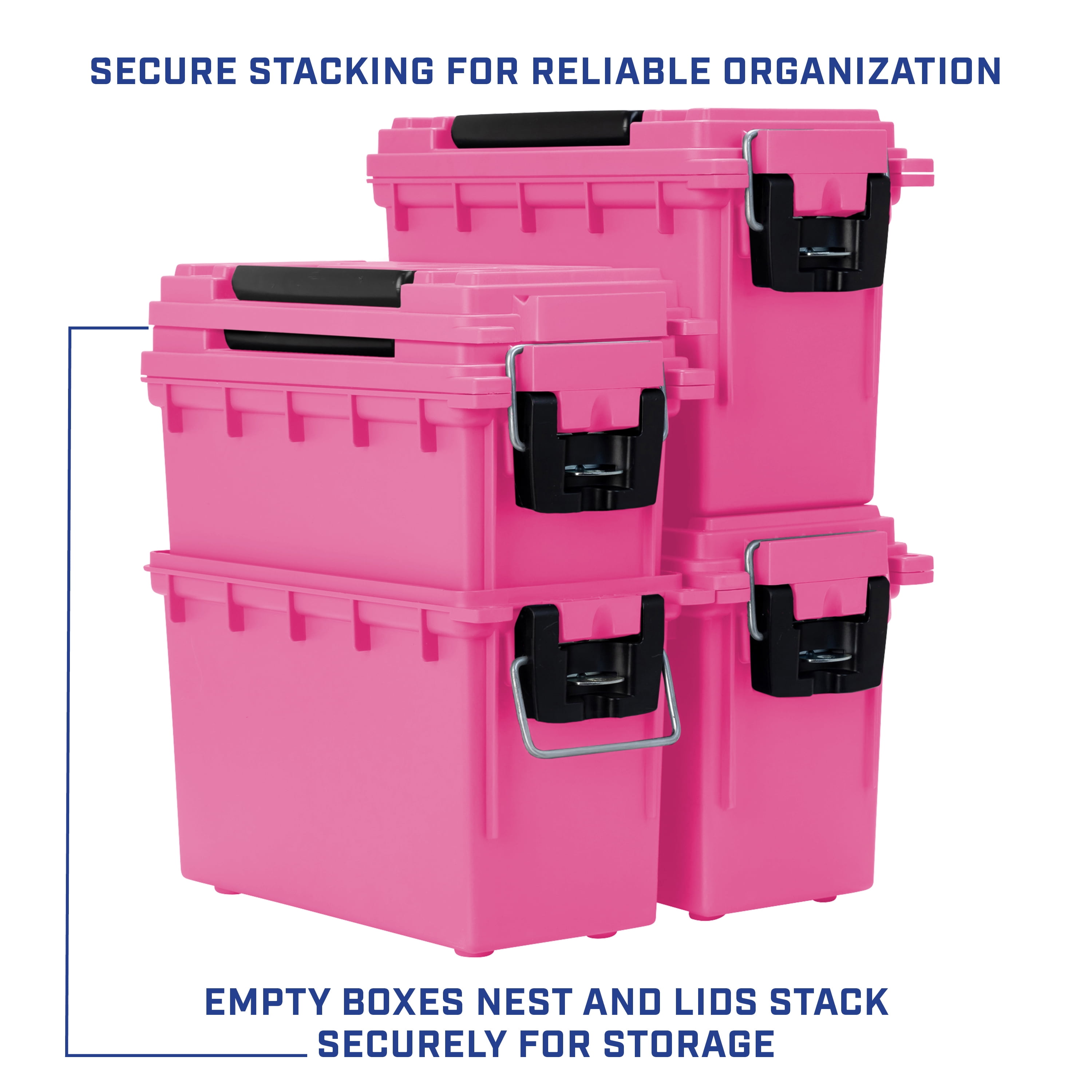 Sheffield Ammo & Utility Storage Box, Pink