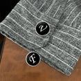 thumbnail image 4 of Mightlink 1 Pair Men Cufflinks Letter Pattern Electroplating Smooth Surface Exquisite Craftsmanship Fashion Item Decorate Alloy Men Fashion A-Z Single Alphabet Cufflinks Custom Accessory, 4 of 7
