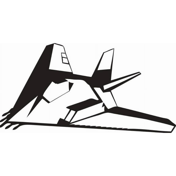 Custom Decals - Prices Reduced Vinyl Wall Sticker : Airplane Combat Aircraft Bedroom Bathroom Living Room Mural : 30 X90" -