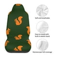 thumbnail image 5 of Yiaed Bold Squirrel Silhouettes Print Car Seat Covers,Universal Auto Seats Protector Fits for Car,SUV Sedan,Truck,Automotive Seat Covers & Accessories(Two packs), 5 of 7