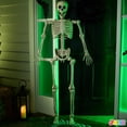 thumbnail image 2 of JOYIN 5.6ft Life Size Skeleton Full Body Realistic Human Bones with Posable Joints for Halloween Pose Skeleton Prop Decoration,Indoor and Outdoor Use, 2 of 8