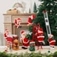 thumbnail image 4 of Decoración navideña Escalera eléctrica Papá Noel Cuerda de escalada Torsión con música Regalo de Navidad para niños Navidad 2023, 4 of 5