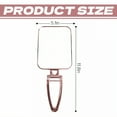 thumbnail image 2 of RAGUPEL Hand Mirrors with Handle,Compact Square Mirror 11.8"*5.1"*0.8" Small Mirror,Folding Design Hand Held Mirrors with Handle,Style3, 2 of 7