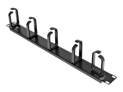 StarTech.com 1U 19in Metal Rackmount Cable Management Panel - Rack cable management kit - 1U