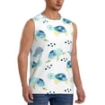 thumbnail image 2 of Balery Sea Turtle Men's Sleeveless Muscle Shirts Workout Tank Top, Moisture Wicking, Odor Protection-Medium, 2 of 8