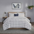 thumbnail image 6 of Madison Park Essentials Patrick California King 8 Piece Comforter Set with Bed Sheets - Navy, 6 of 11