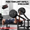 thumbnail image 5 of MITONOS Chest Press Machine,Weight Bench Press Machine with Independent Converging Arms,Adjustable Flat Incline Bench Press for Chest,AB Workout Home Gym Equipment(BLACK), 5 of 10