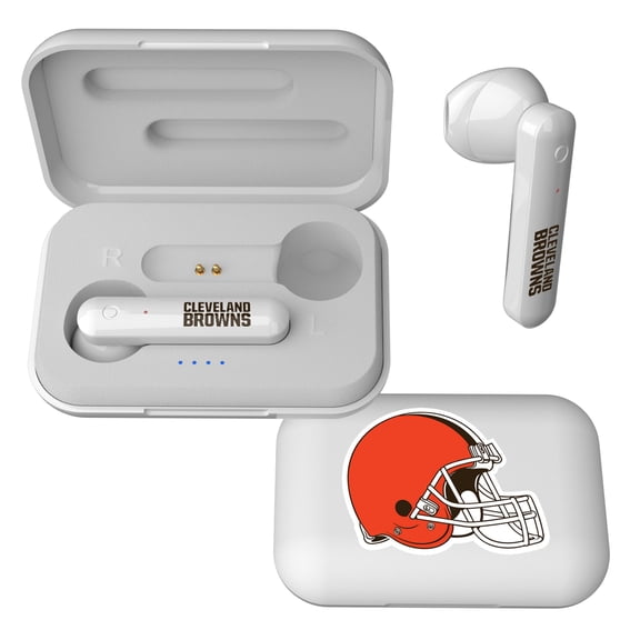 Keyscaper Cleveland Browns Wireless TWS Insignia Design Earbuds
