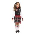 thumbnail image 3 of Funworld Scream Team Ghost Face Child Costume | L Female, 3 of 8