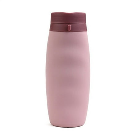 

ERTUTUYI Reutilizable Foldable Deporte Water Bottle Food Silicone Pot Convenient Cup