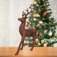 thumbnail image 2 of Holiday Time 12" Glitter Bronze Reindeer Décor, 2 of 4