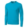 thumbnail image 5 of Mens Long Sleeve PosiCharge Competitor Polyester Tee Shirt Atomic Blue S, 5 of 8