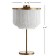 thumbnail image 6 of JONATHAN Y Coco 27.5" Fringed/Metal LED Table Lamp, Gold/White, JYL9045A, 6 of 6
