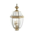 thumbnail image 7 of Livex Lighting Monterey 3 Light Outdoor Post Lantern, 7 of 7