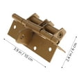 thumbnail image 2 of Mobutofu Automatic Self Closing Door Hinges Locking Hinge Manganese Steel Positioning Office 1Set, 2 of 7