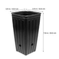 thumbnail image 2 of 30pcs Professional Nursery Cup Portable Flower Plant Container Pots Tall Planting Cup, 2 of 6