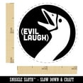 thumbnail image 2 of Goose Evil Laugh Self-Inking Rubber Stamp Ink Stamper - Yellow Ink - Mini 1/2 Inch, 2 of 7