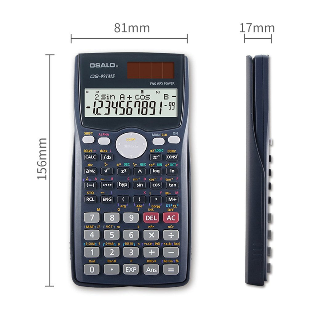 Multi-function Scientific Calculator 991ms Student 401 Function