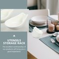 thumbnail image 4 of Miangastore Spoon Rest Ladle Holder For Countertop White 6Pcs 3.1X1.9X0.8In, 4 of 9