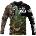 thumbnail image 3 of Nueva sudadera con capucha estampada en 3D con diseño de pesca de lucio en aguas profundas para hombres y mujeres, sudadera de moda de gran tamaño para entusiastas de la caza de peces, 3 of 5