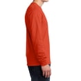 thumbnail image 4 of Mafoose Mens Long Sleeve Core Cotton T-Shirts Orange 4XL, 4 of 5